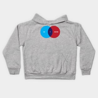 Ice T Mister T venn diagram Kids Hoodie